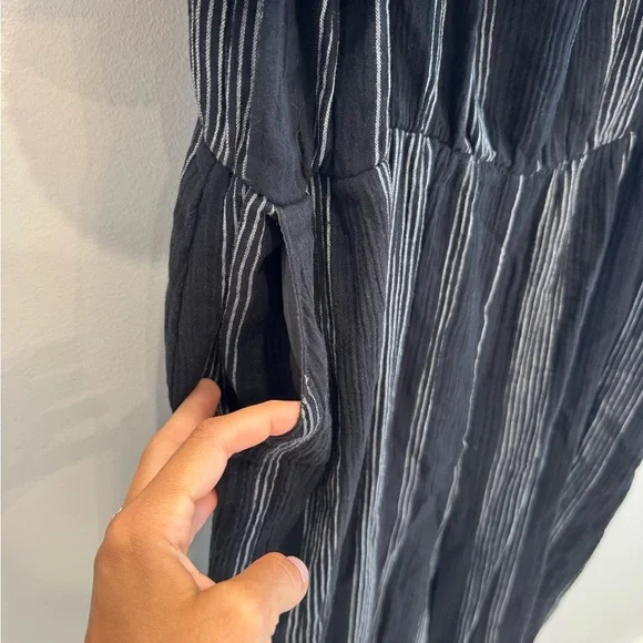 Black Striped Jumpsuit - Picture 8 of 13